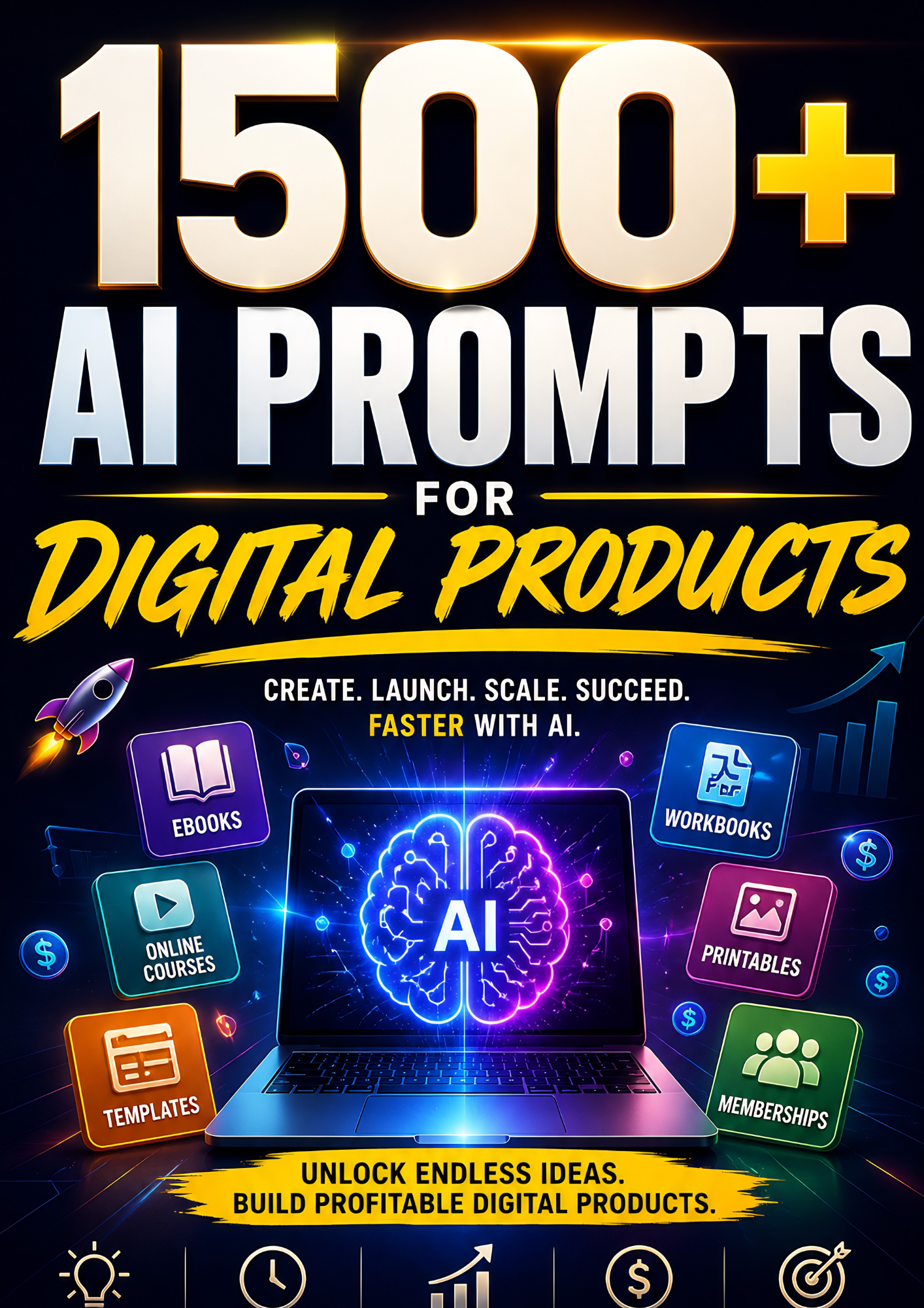 1500+ AI Prompts for Digital Products preview
