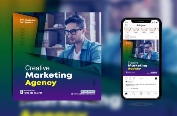 Social Media Banner for Creative Marketing preview